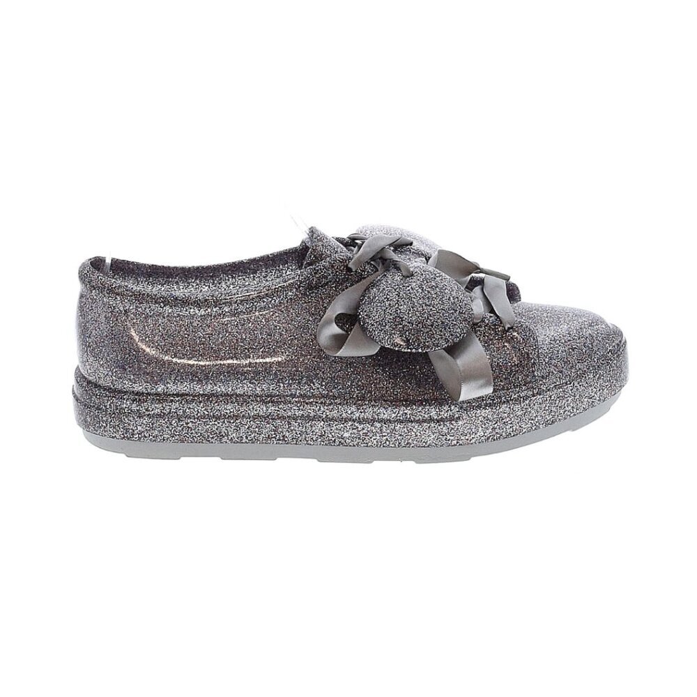 Melissa Women's BE + Disney Mickey Minnie Ears Glitter PVC Jelly Sneakers Sz 8 - Picture 2 of 9